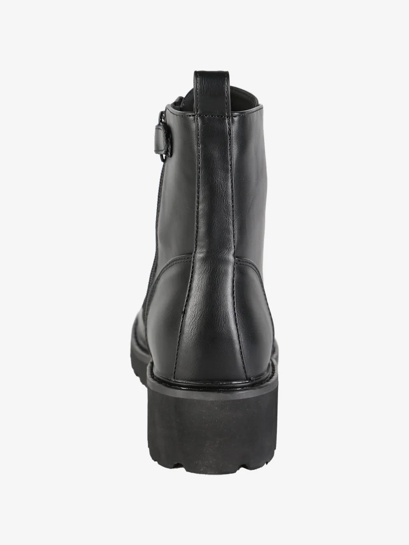 BILLIE Anfibi stringati da ragazza - nero