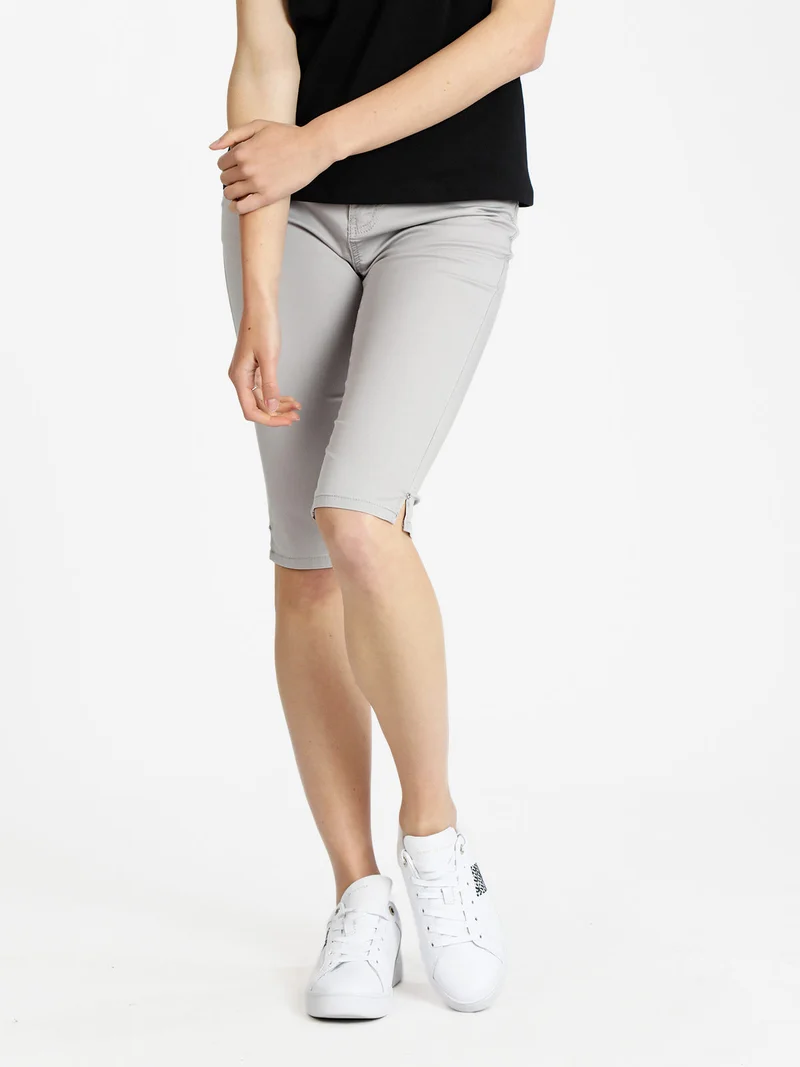 Pinocchietti in cotone donna - grigio
