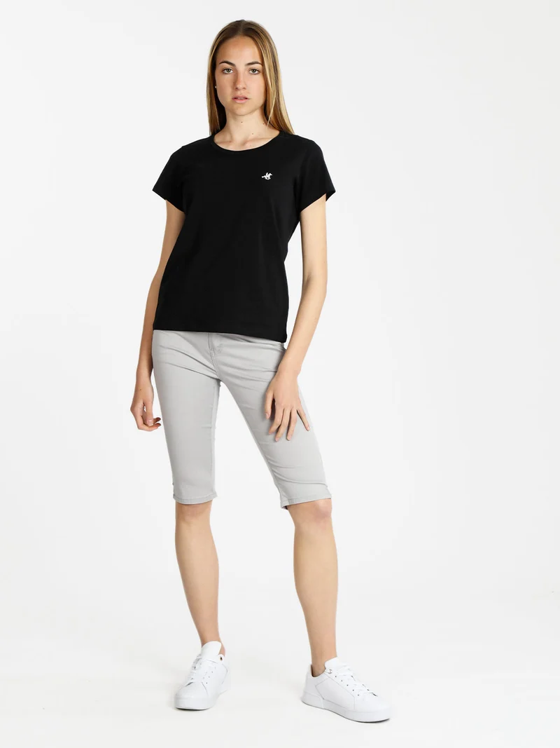 Pinocchietti in cotone donna - grigio