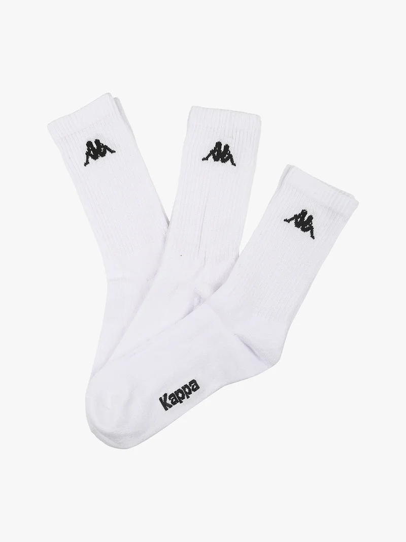 Confezione da 3 paia di calze corte da uomo - bianco