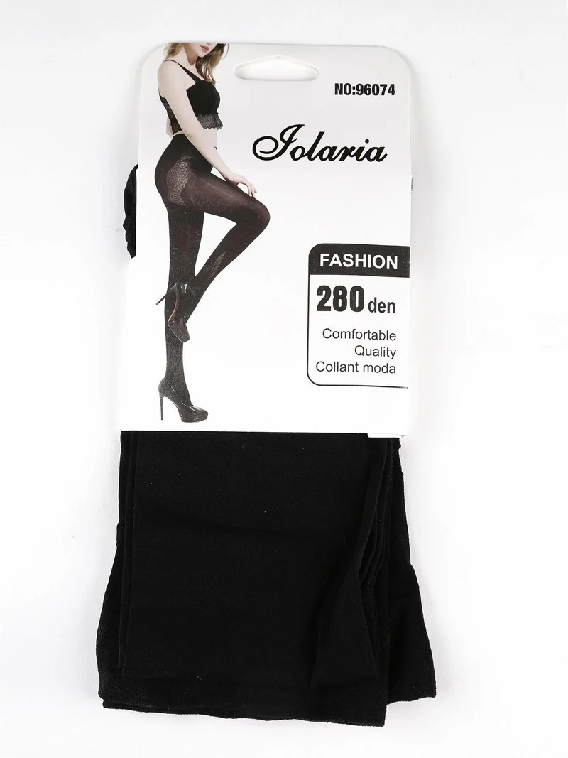 Collant moda 280 denari - nero