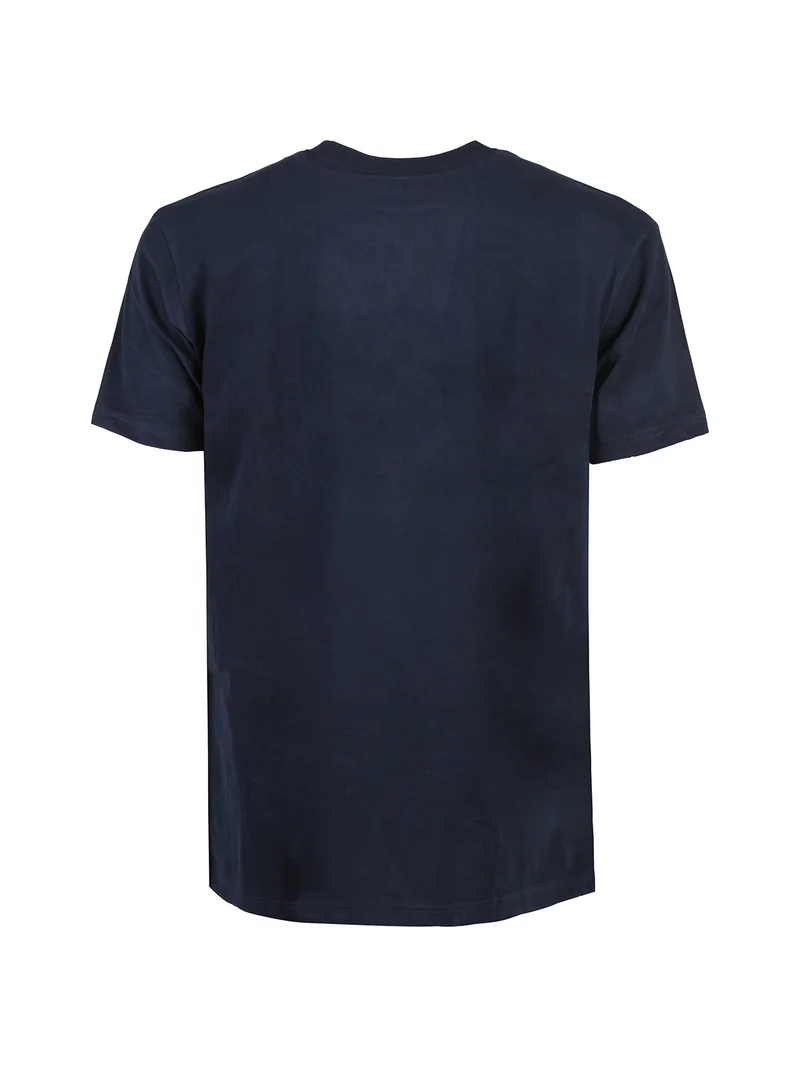 T-shirt intima da uomo girocollo in caldo cotone - blu scuro