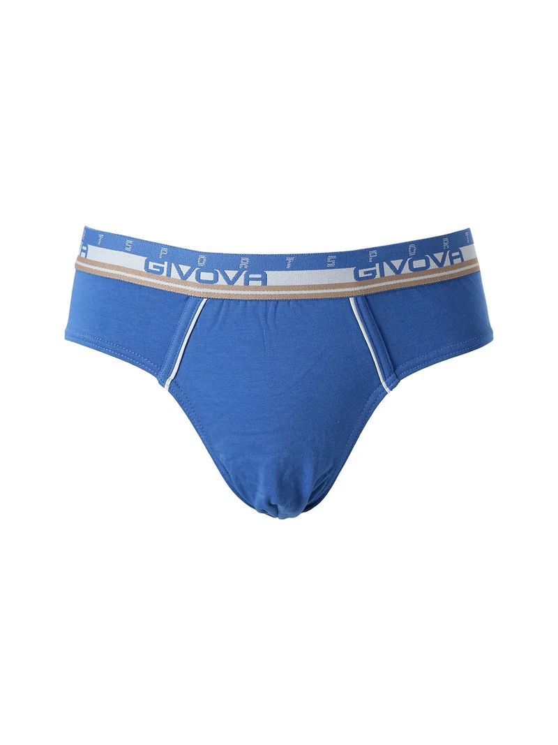 Slip da uomo in cotone bielastico - blu