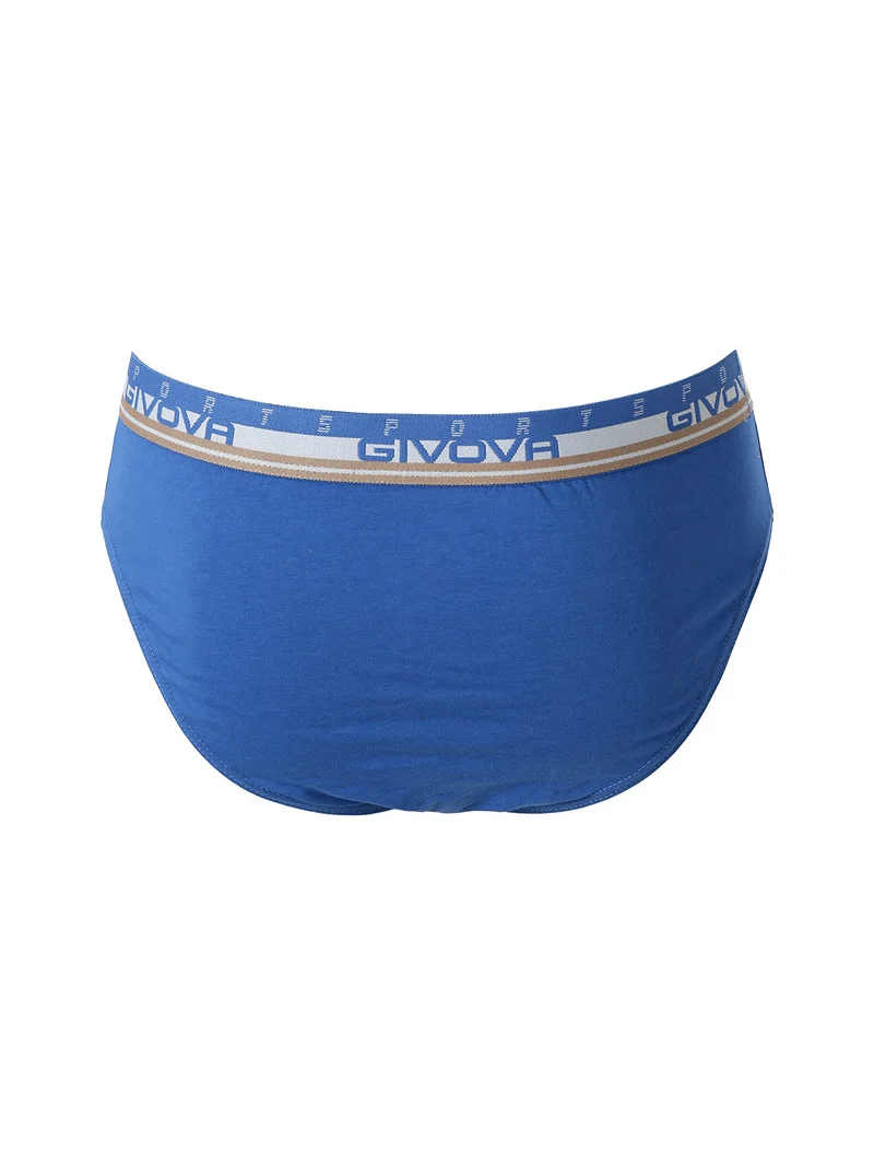 Slip da uomo in cotone bielastico - blu