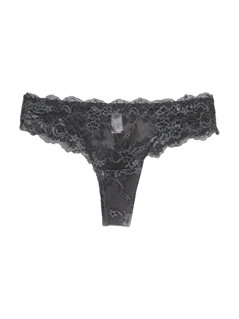 Brasiliana in pizzo modello Alice - grigio