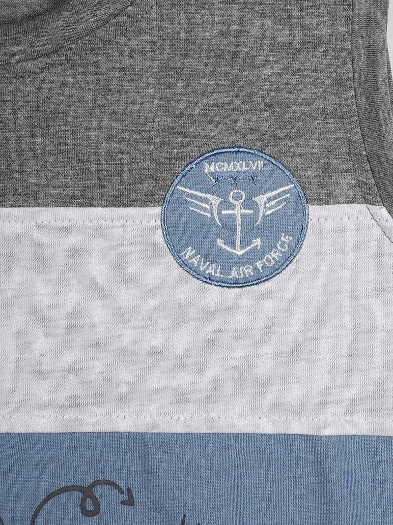 Completo 2 pezzi canotta + bermuda - grigio