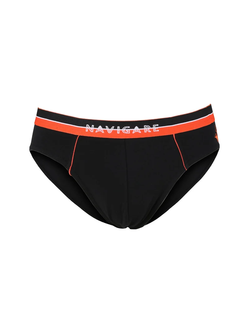 Slip uomo in cotone jersey - nero