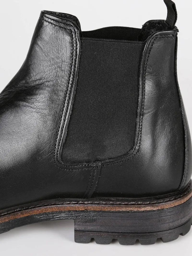 Stivaletti chelsea in pelle nero
