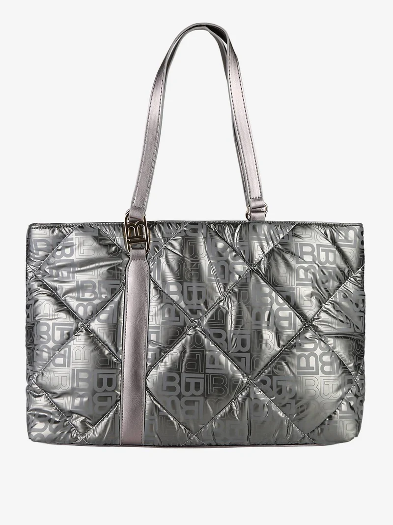 Borsa donna shopping in tessuto impermeabile - antracite