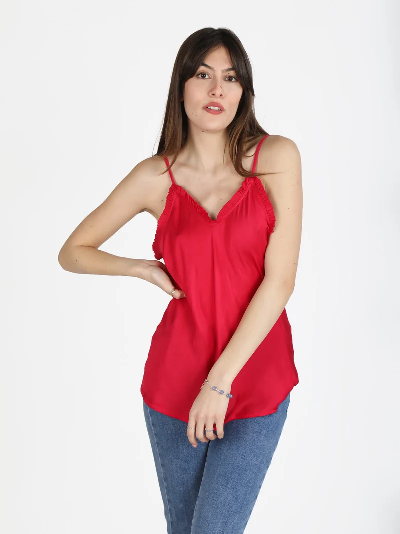 Top donna con scollo a V - anguria