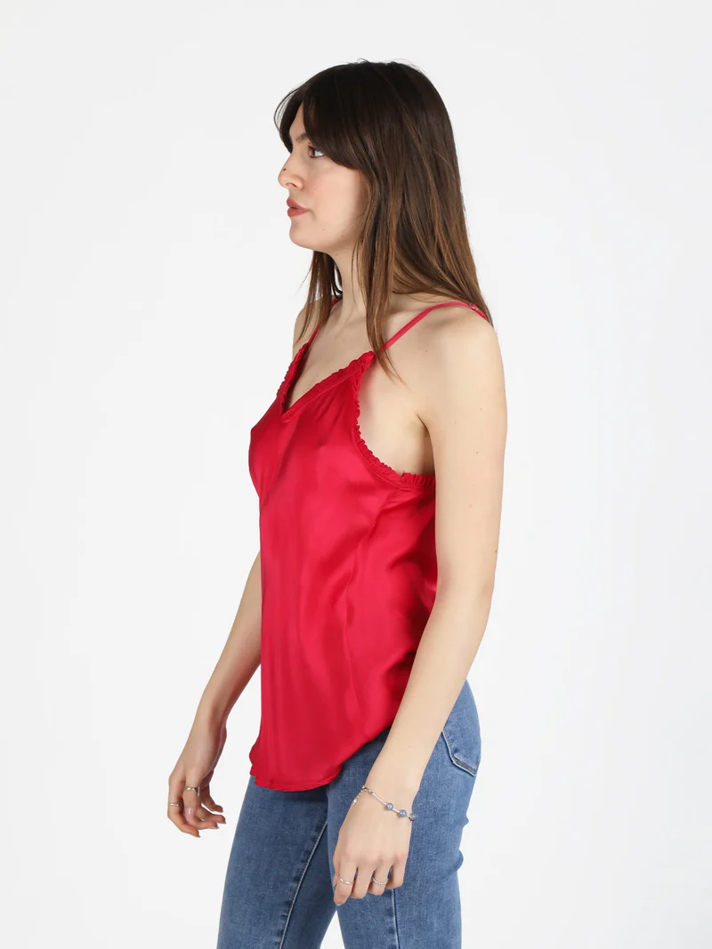 Top donna con scollo a V - anguria