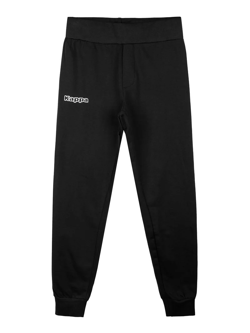 Completo tuta da ragazzo con cappuccio e zip - nero
