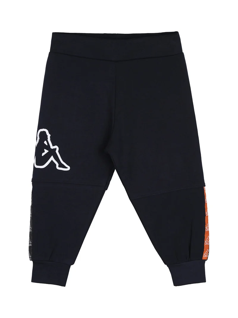 Completo tuta 2 pezzi da neonato full zip in cotone - arancione