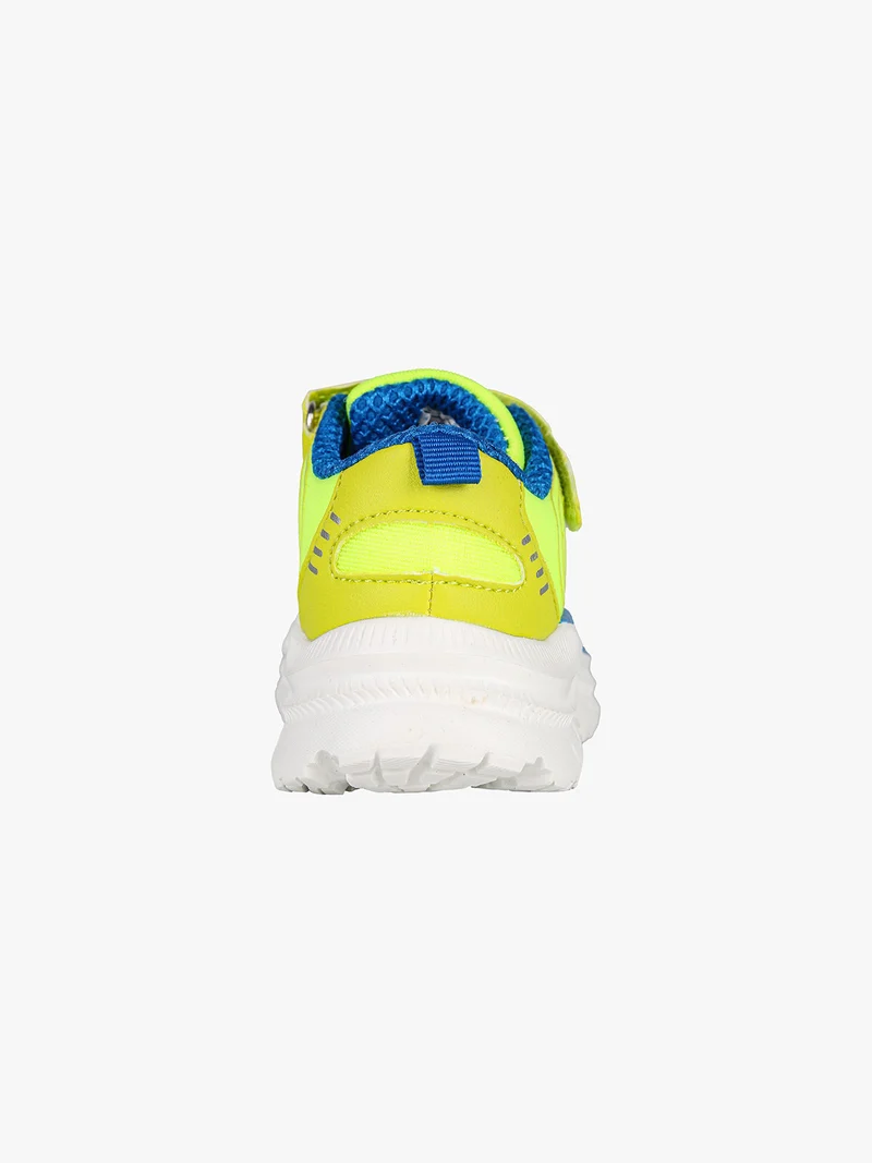 Sneakers sportive da bambino con strappo - giallo