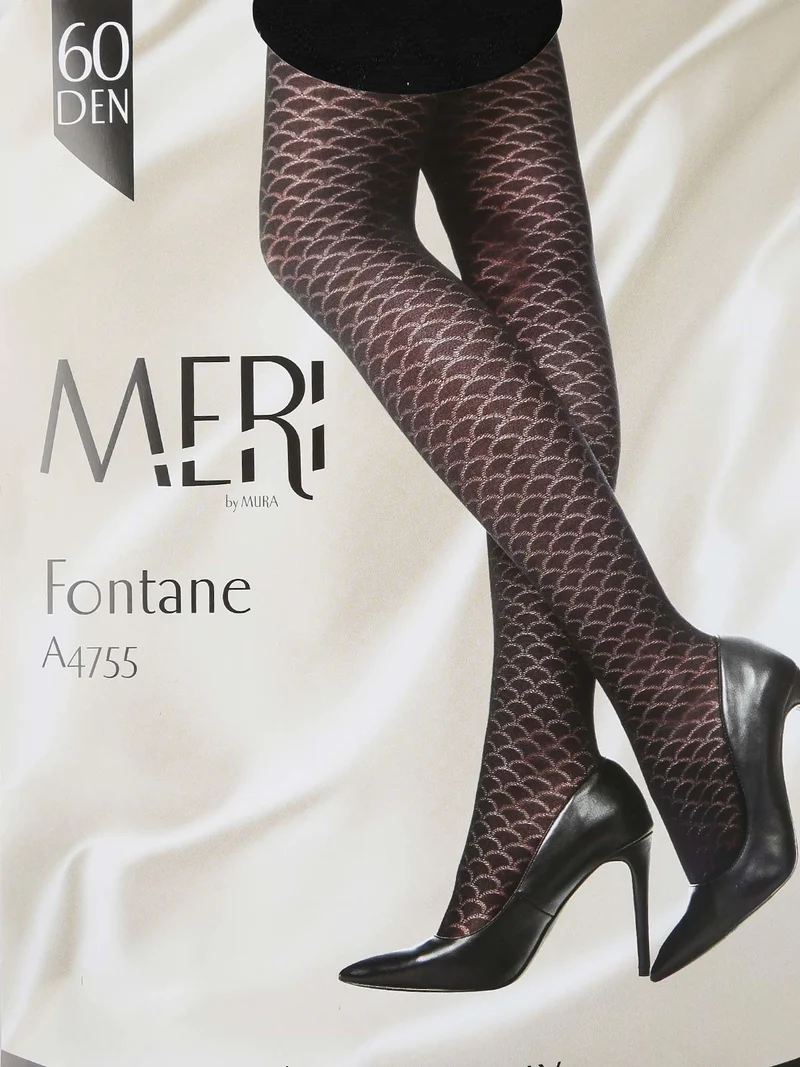 Collant fontane 60 denari - nero