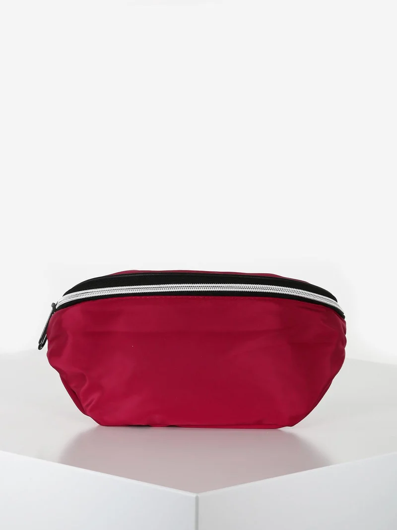 Marsupio in nylon - bordeaux