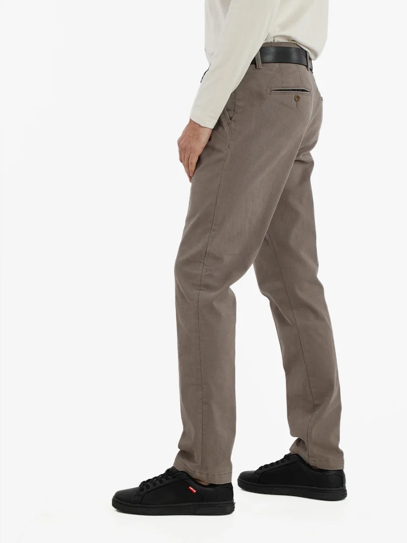 Pantaloni da uomo comfort fit - fango