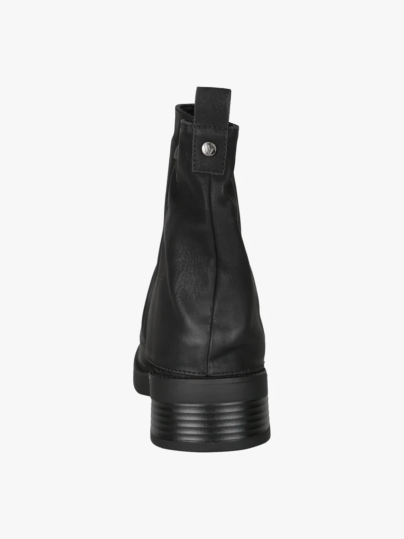 Stivaletti donna slouchy - nero