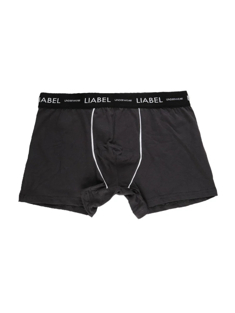 Boxer in cotone elasticizzato - grigio