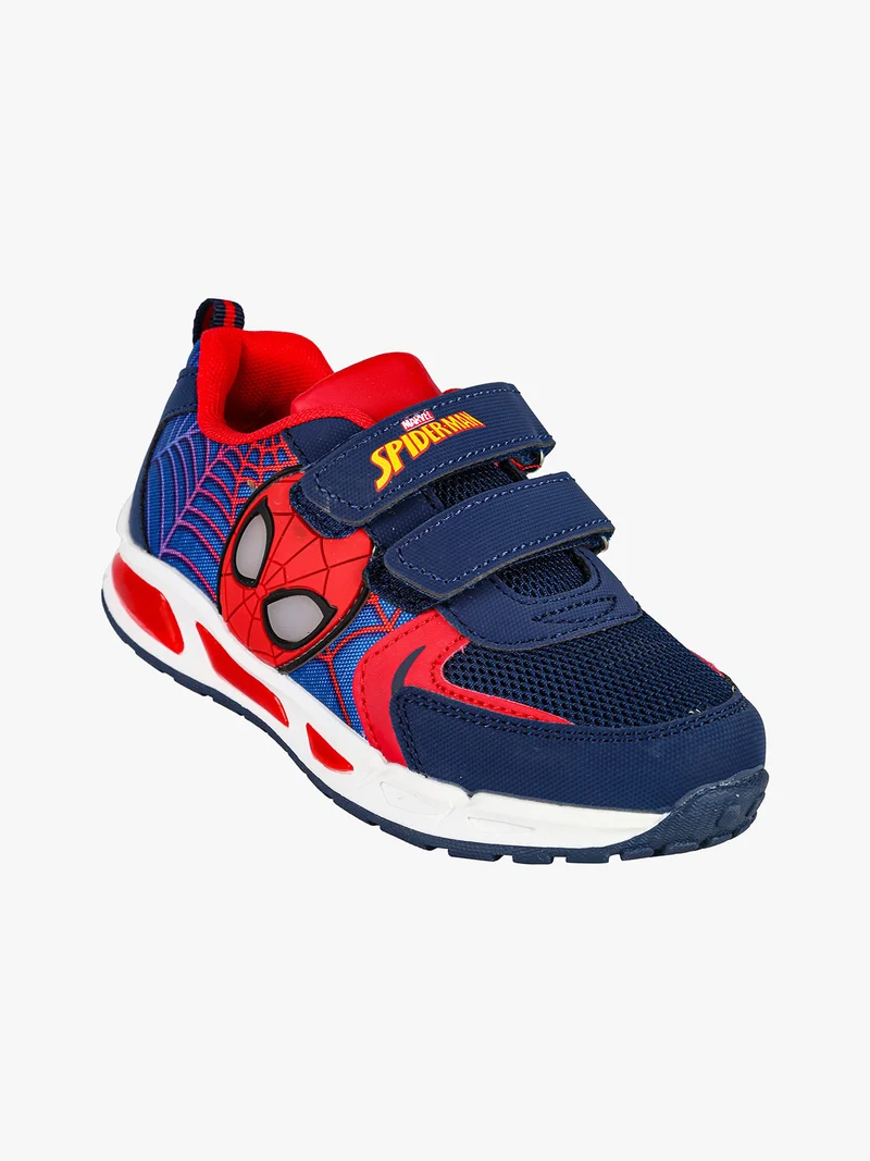 Sneakers da bambino con luci e chiusura a strappi - blu