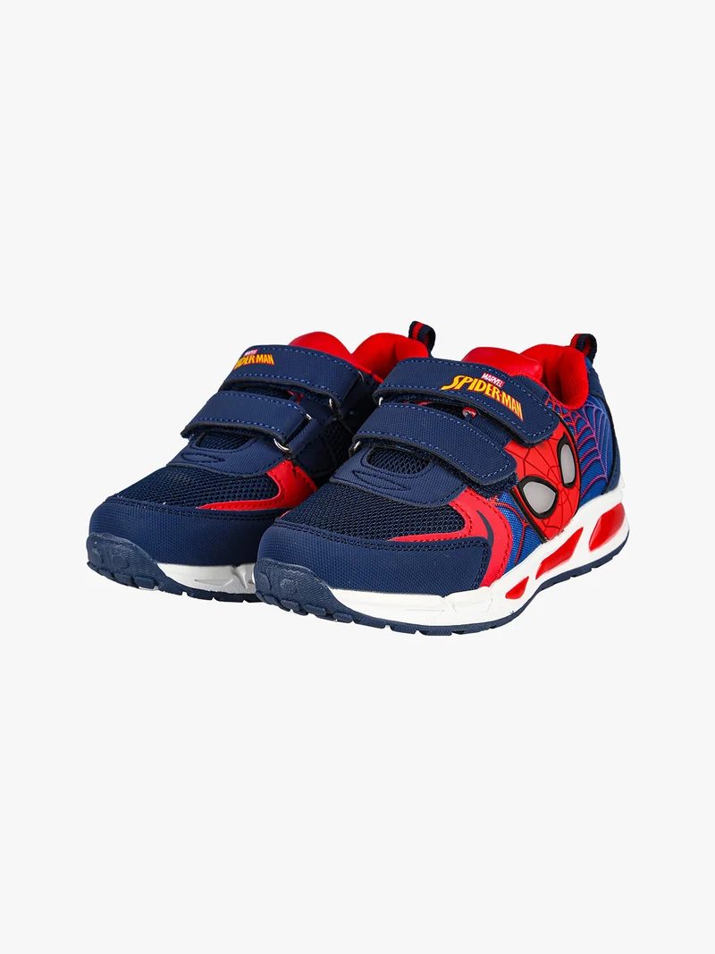 Sneakers da bambino con luci e chiusura a strappi - blu