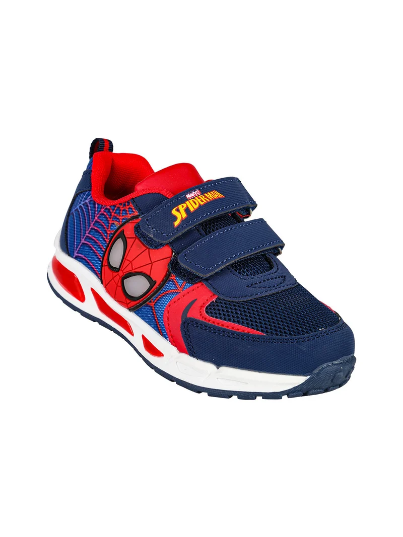 Sneakers da bambino con luci e chiusura a strappi - blu