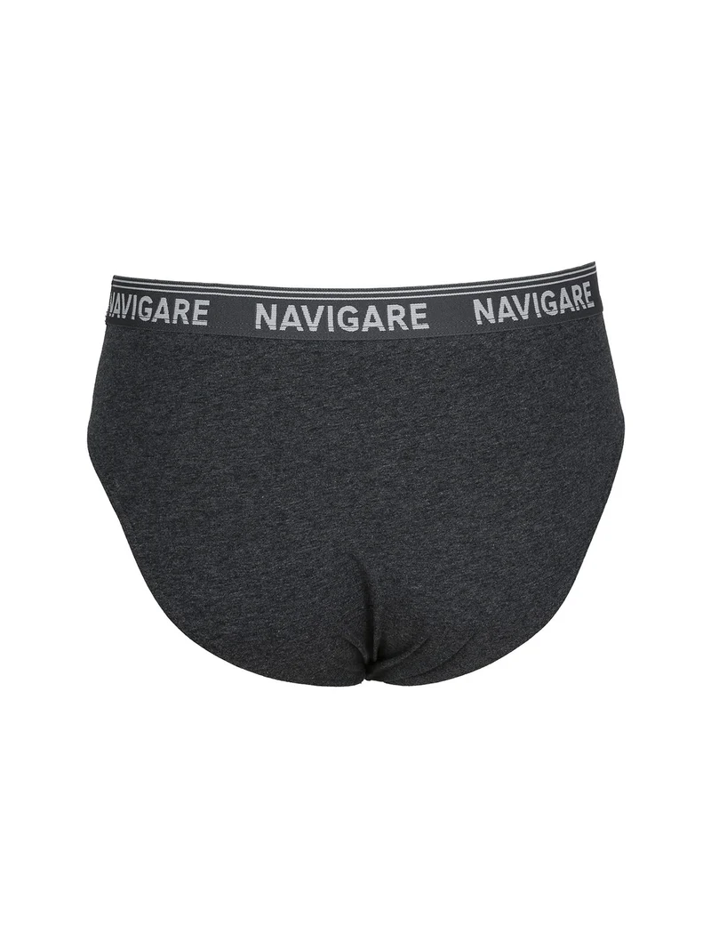 Slip da uomo in cotone bielastico - grigio scuro