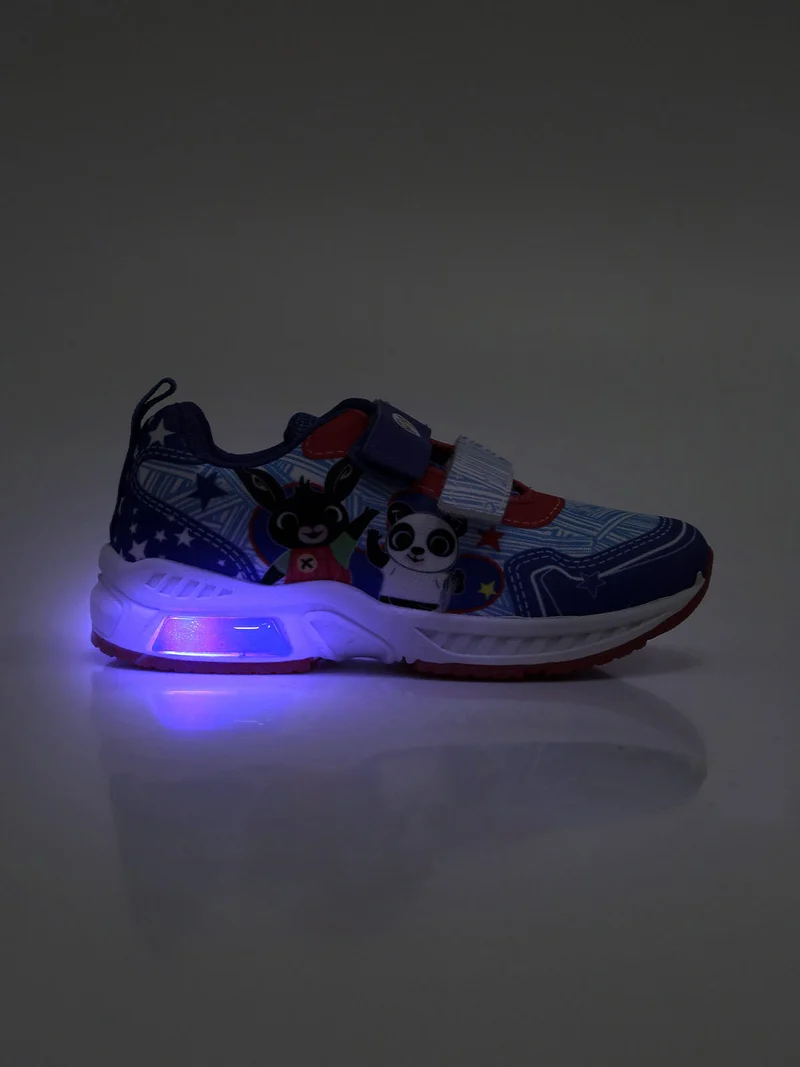 Scarpe da bimbo con strappi e luci - blu