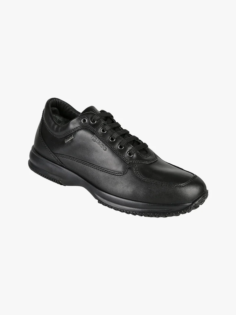 Sneakers in pelle da uomo - nero