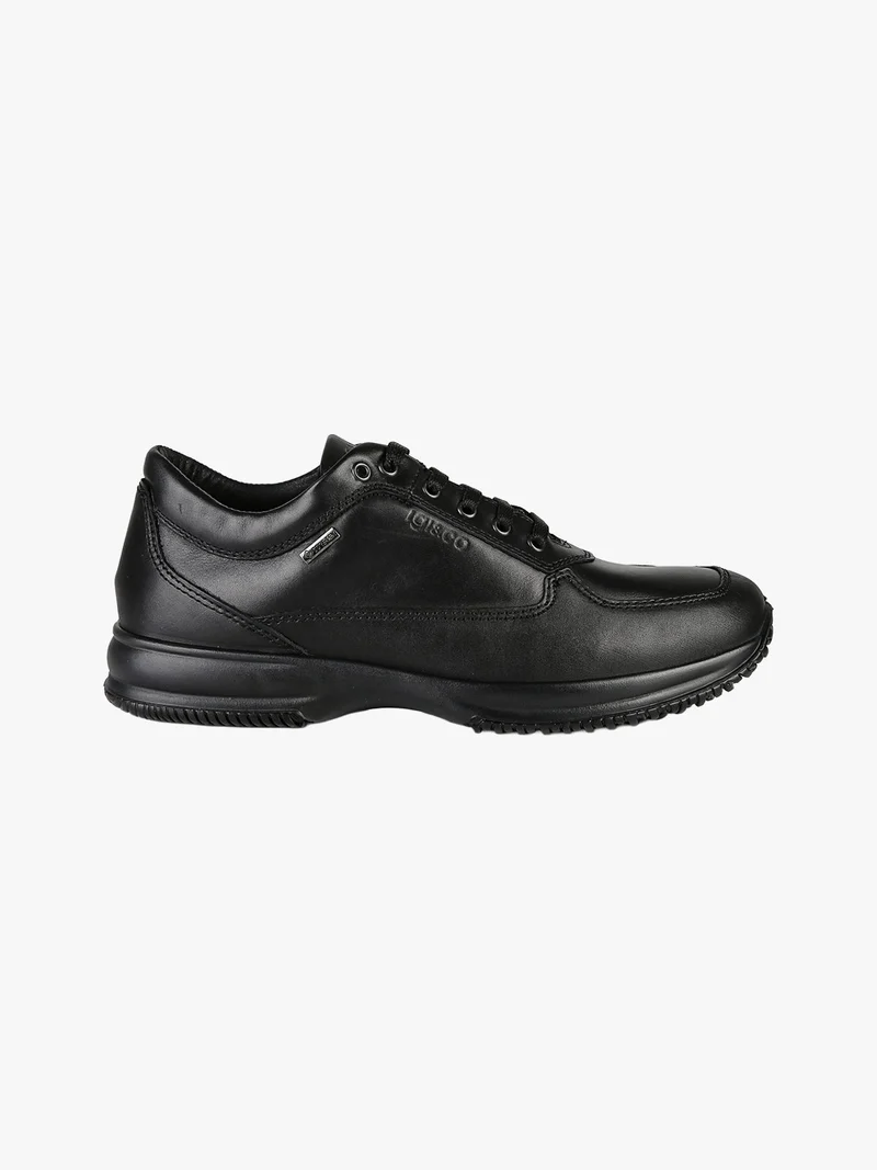Sneakers in pelle da uomo - nero