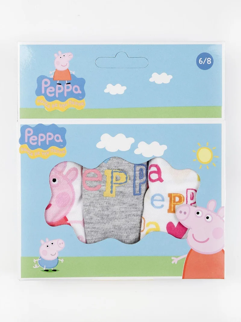 Tris slip bambina con stampe - assortito