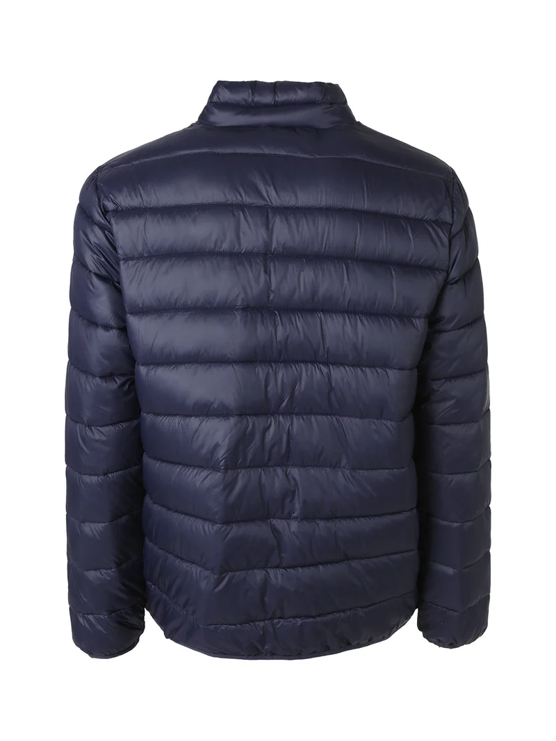 Giubbotto imbottito da uomo con zip - blu scuro