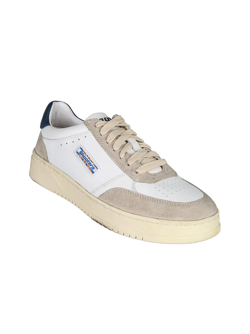 Sneakers da uomo in pelle - blu