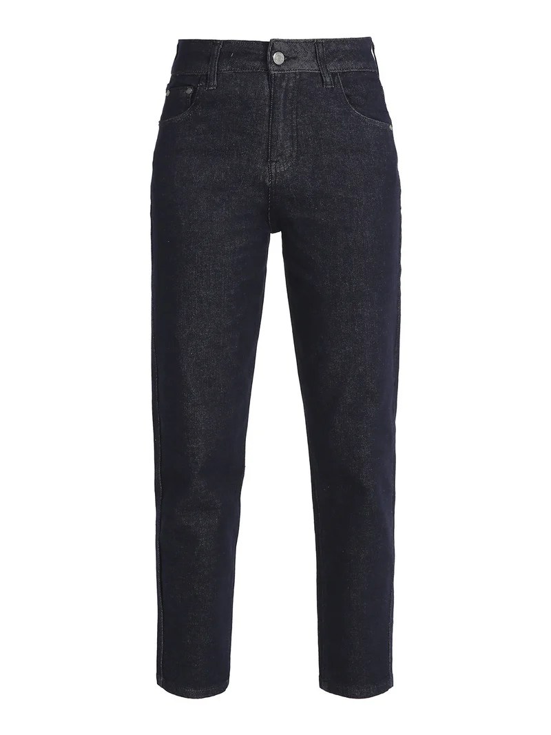 Jeans donna mom fit - blu scuro