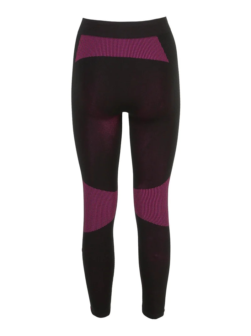 Leggings donna tecnico - nero