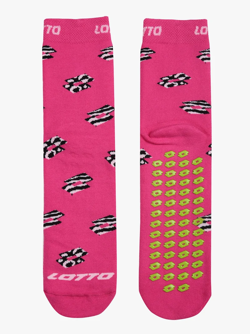 Calze antiscivolo da donna - fucsia