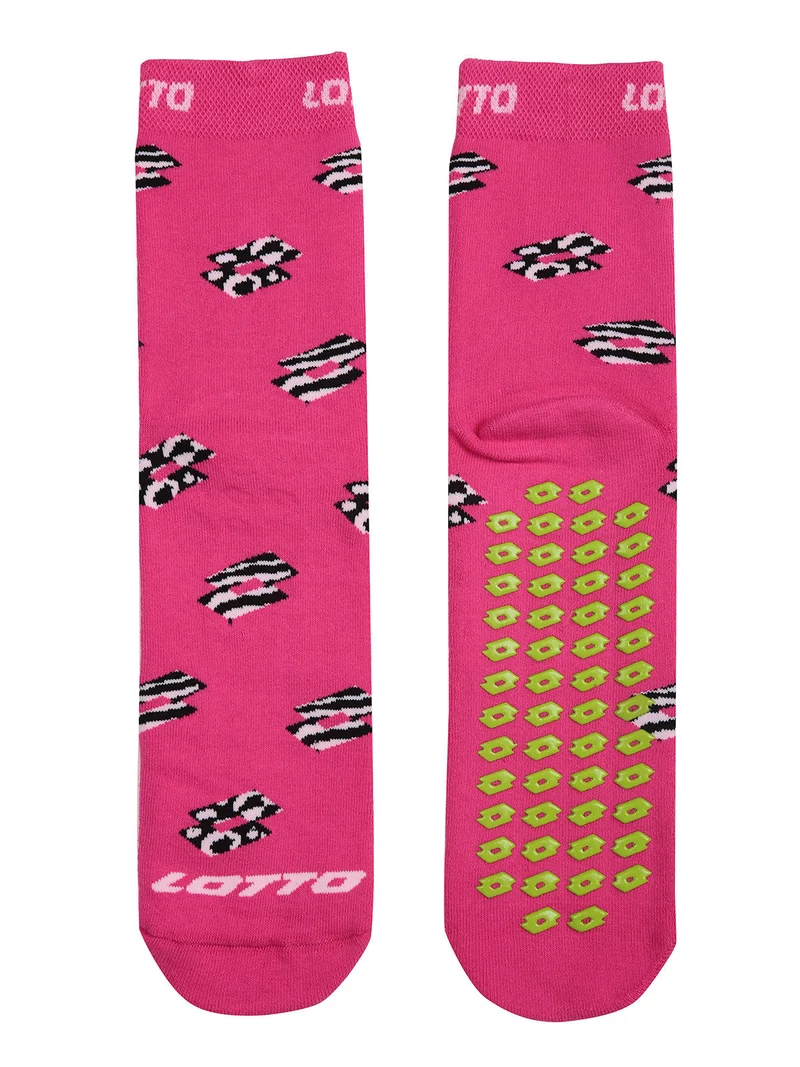 Calze antiscivolo da donna - fucsia