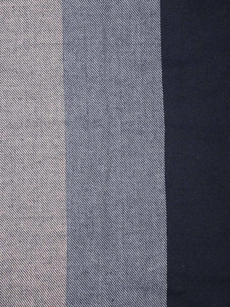 Sciarpa uomo con frange - blu