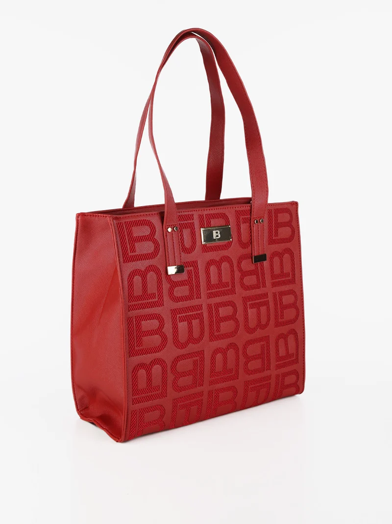 Borsa donna con stampa - rosso