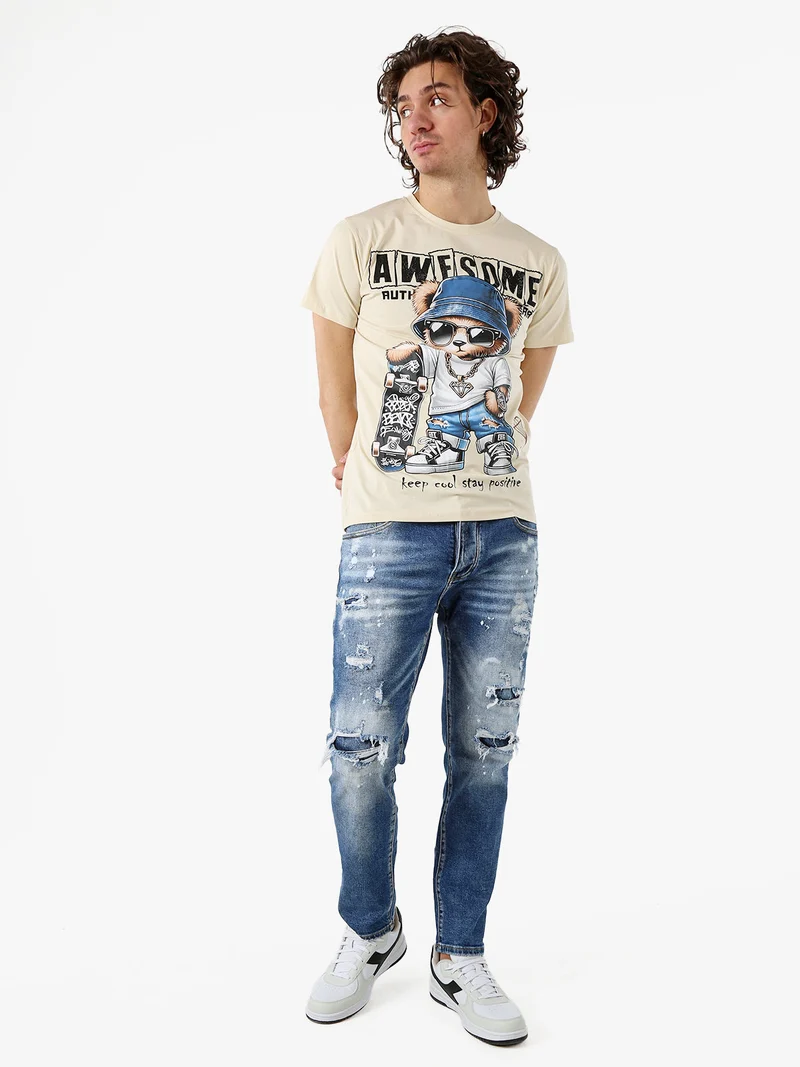 Jeans da uomo skinny con strappi - jeans
