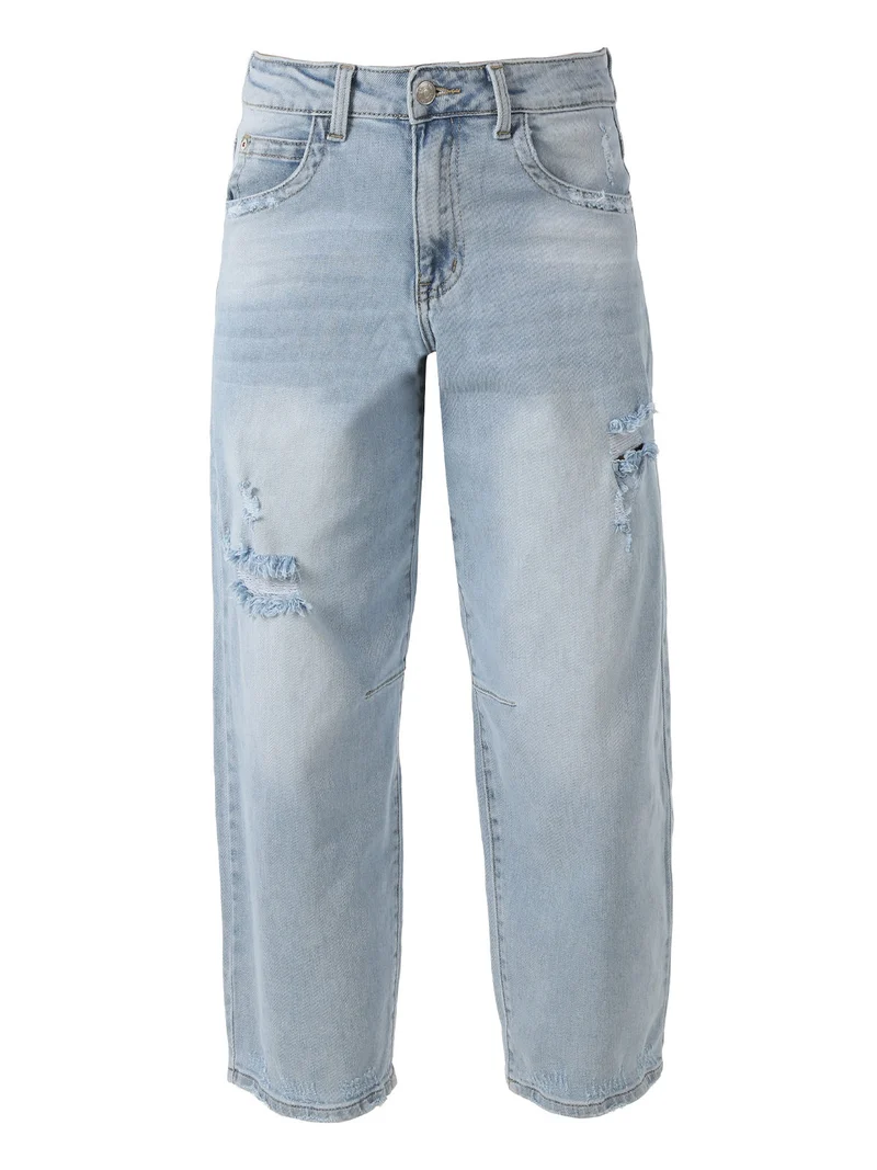 Jeans baggy da donna con strappi - jeans