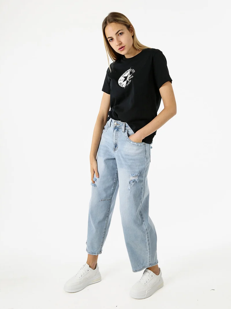 Jeans baggy da donna con strappi - jeans