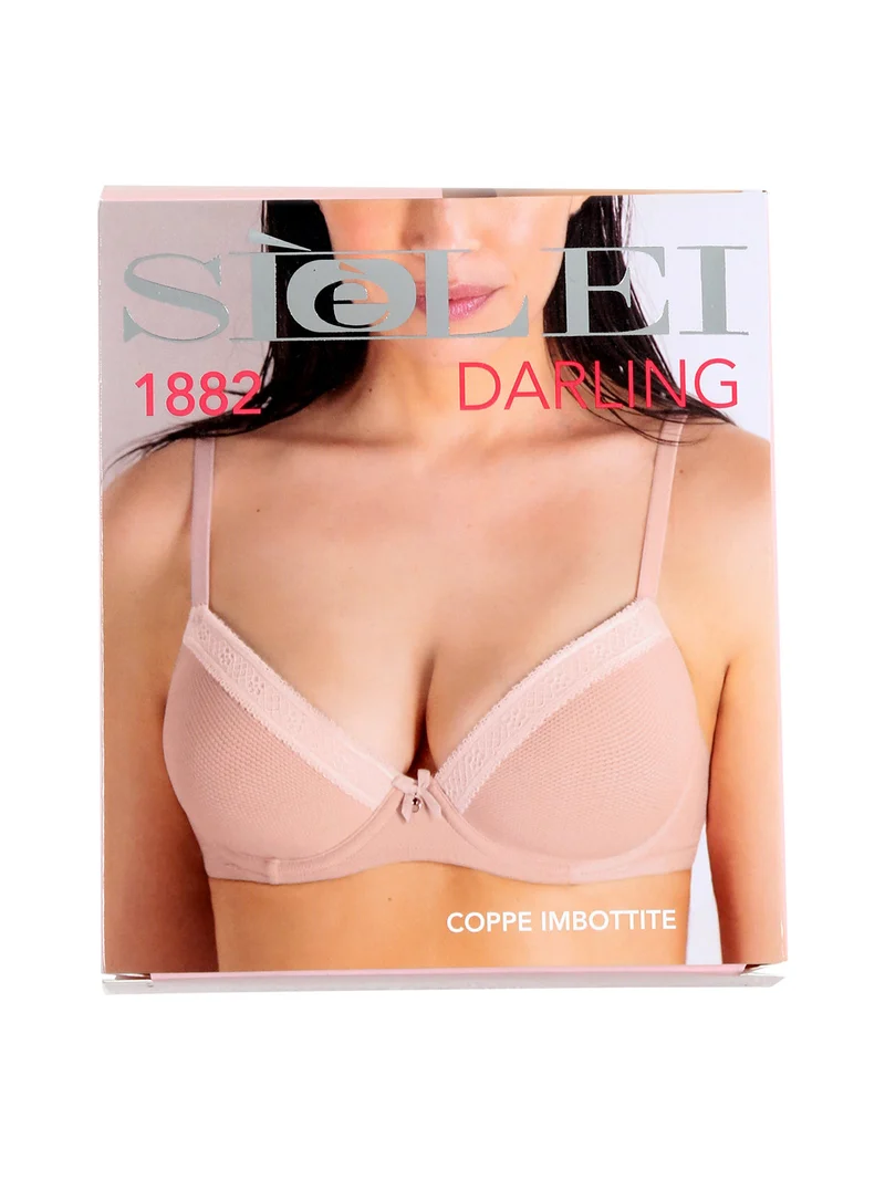 DARLING Reggiseno con coppe imbottite e ferretto COPPA B - bianco