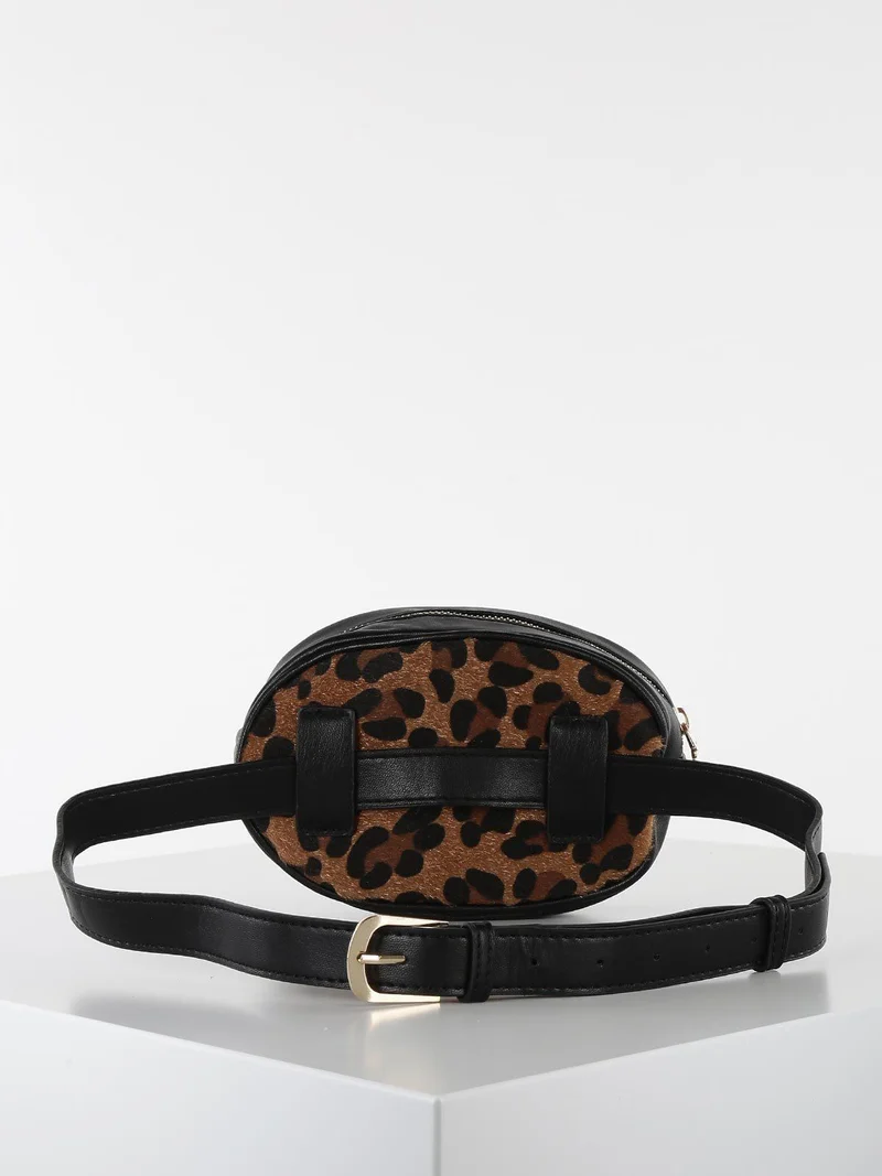 Marsupio leopardato - nero