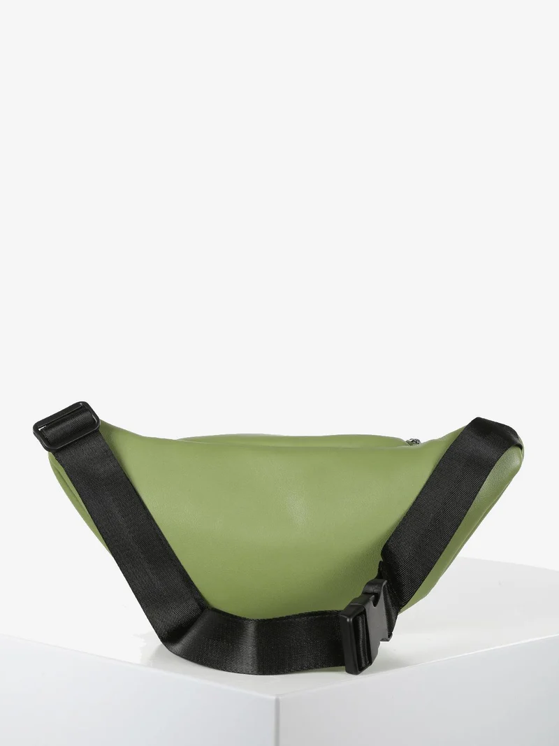 Marsupio donna in ecopelle - verde