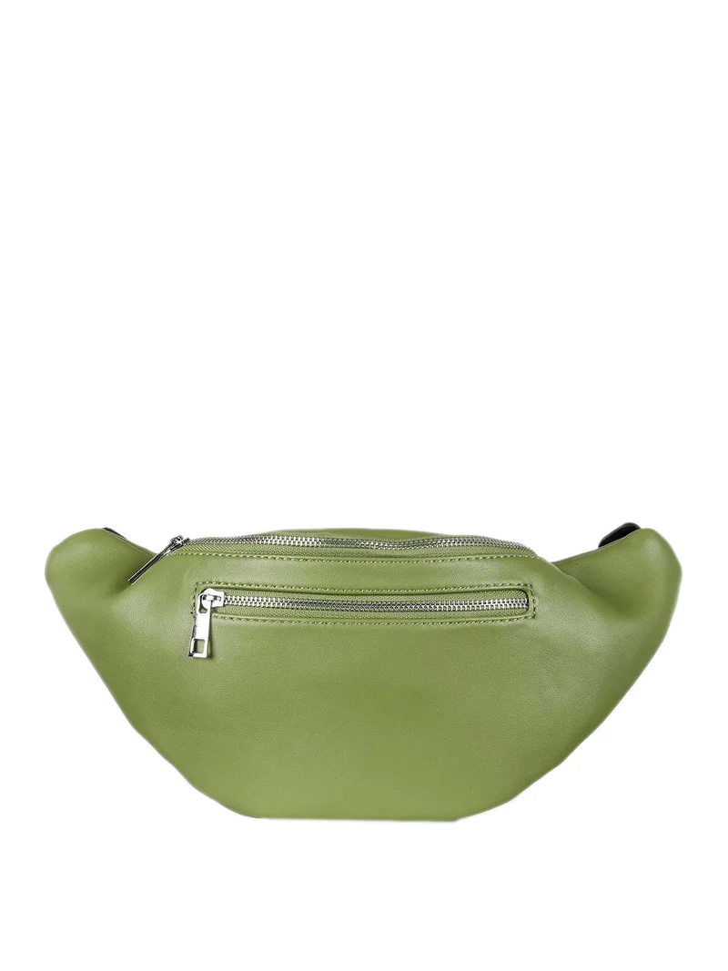 Marsupio donna in ecopelle - verde