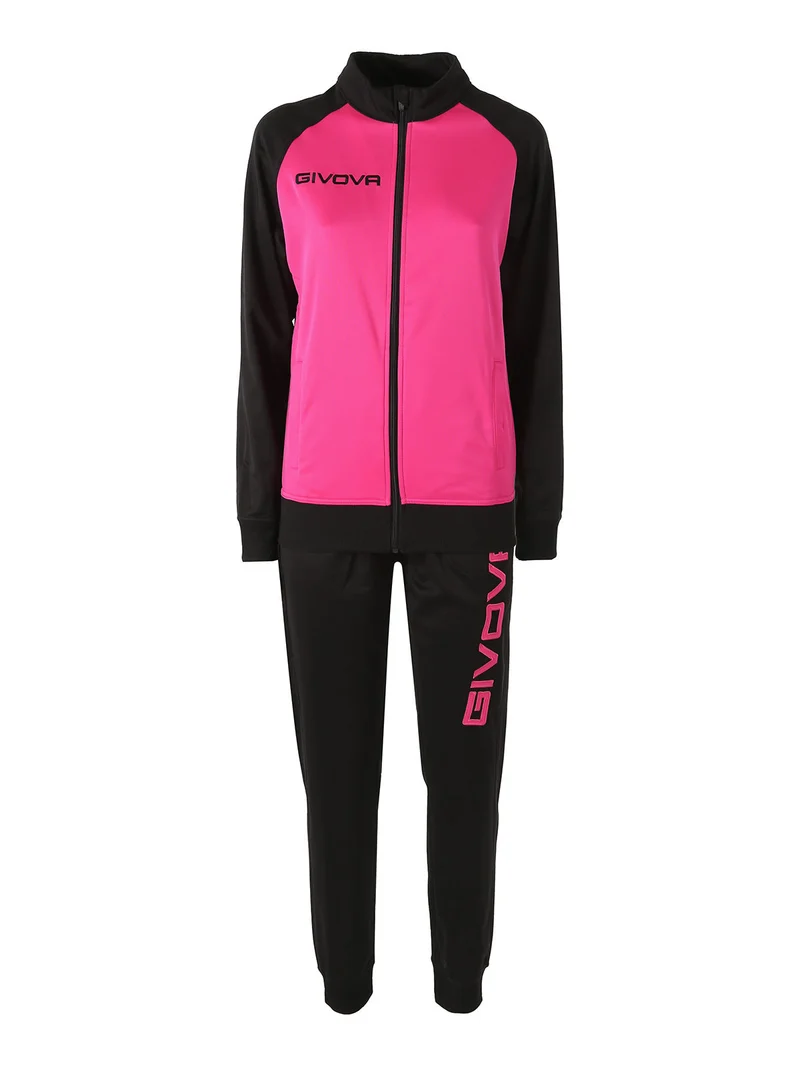 CUBA Completo tuta da donna 2 pezzi full zip - fucsia