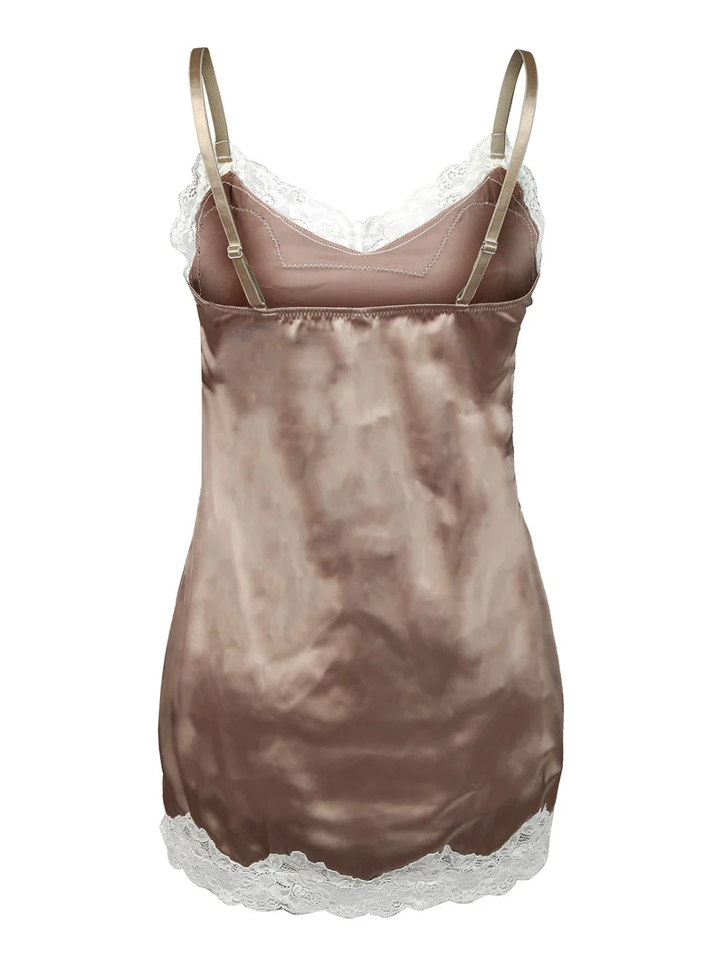 P0643C Baby doll + perizoma - fango