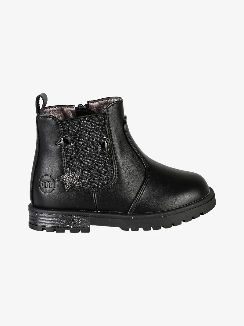 Stivaletti da bambina con zip - nero