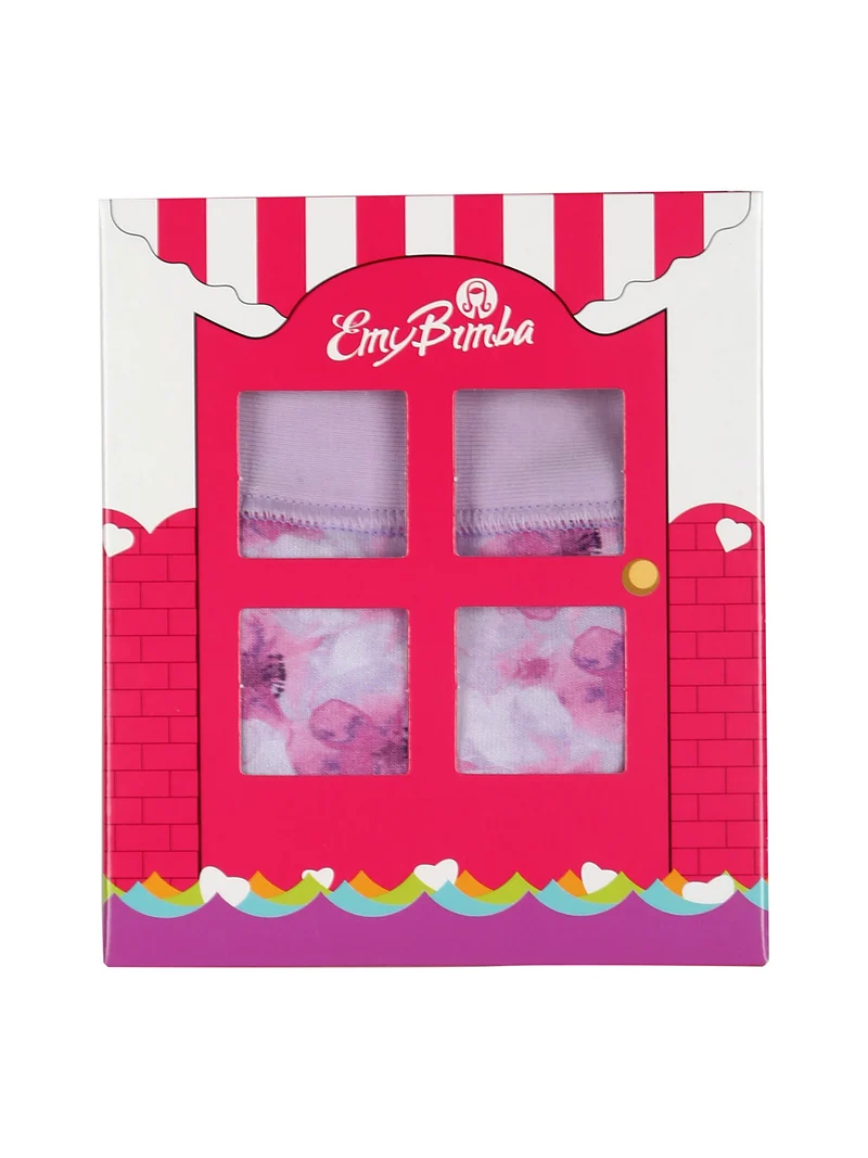 Slip da bambina in cotone - lilla